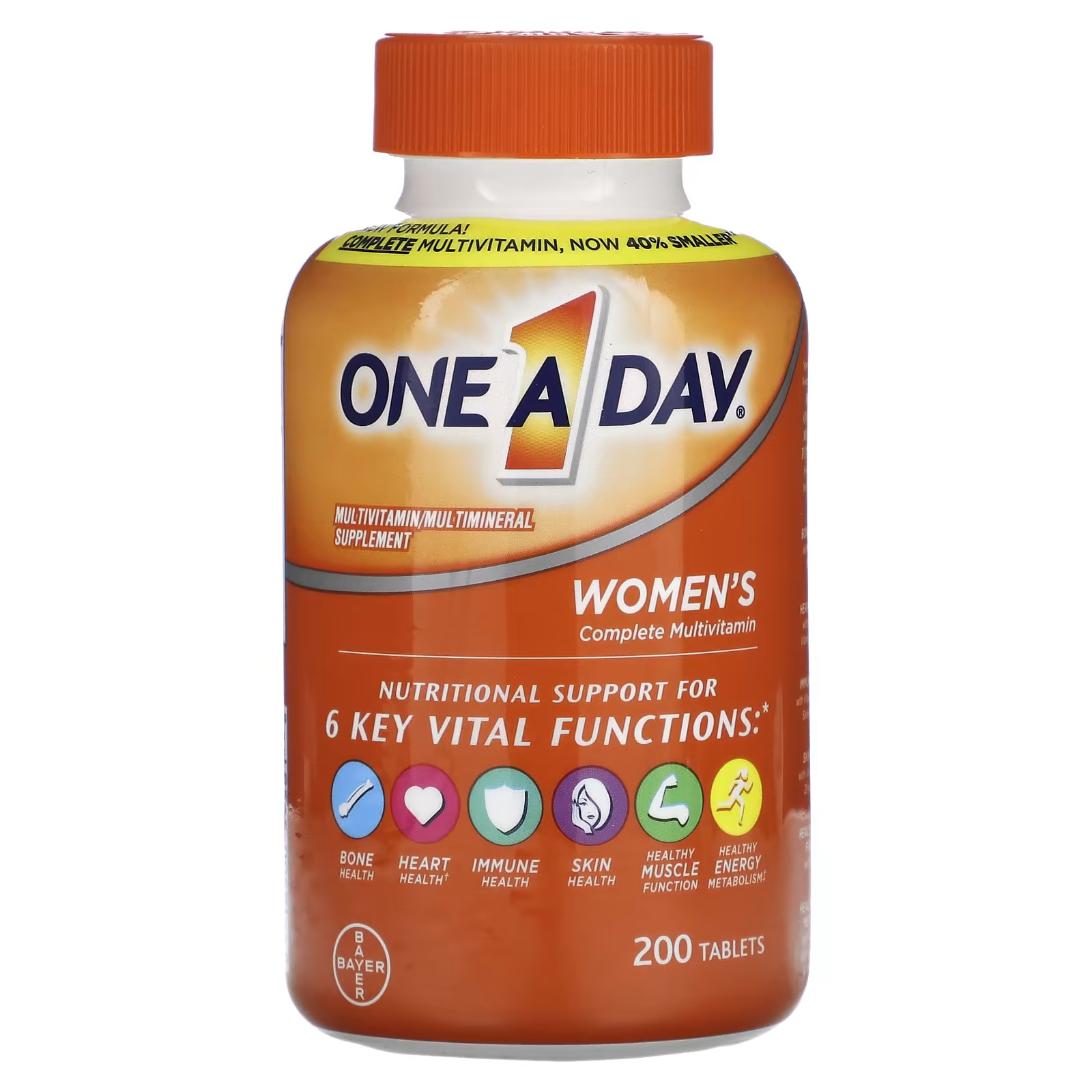 Комплексные поливитамины One-A-Day для женщин, 200 таблеток комплексные мультивитамины one a day для женщин 160 штук