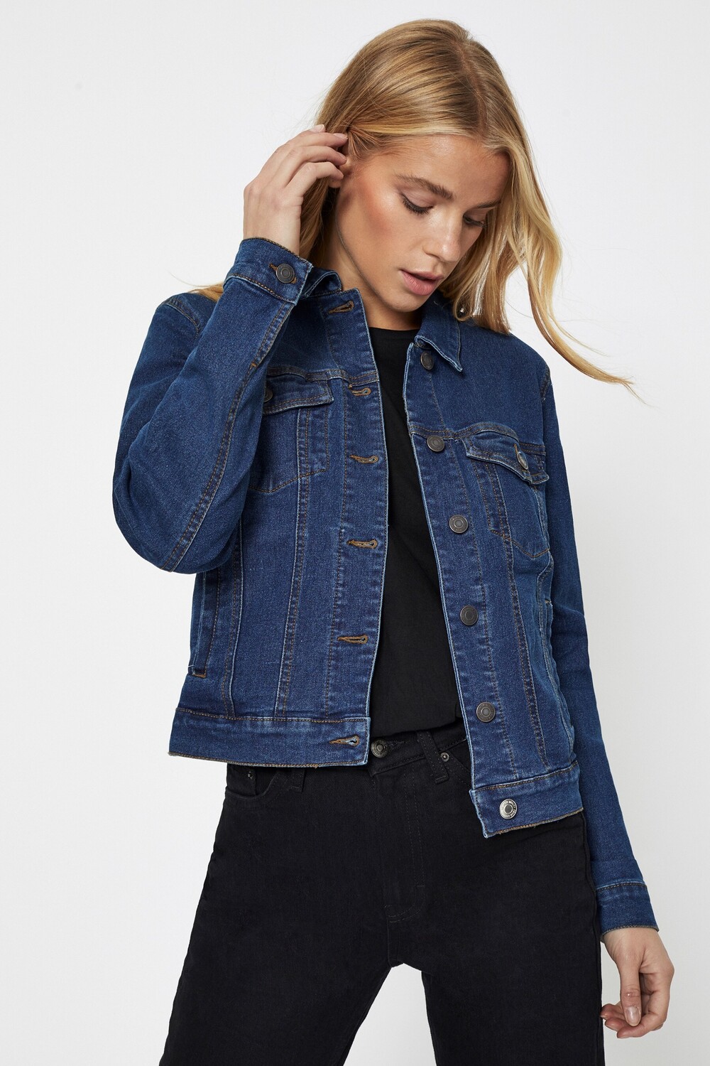 

Vero Moda Классическая джинсовая куртка VERO MODA, синий