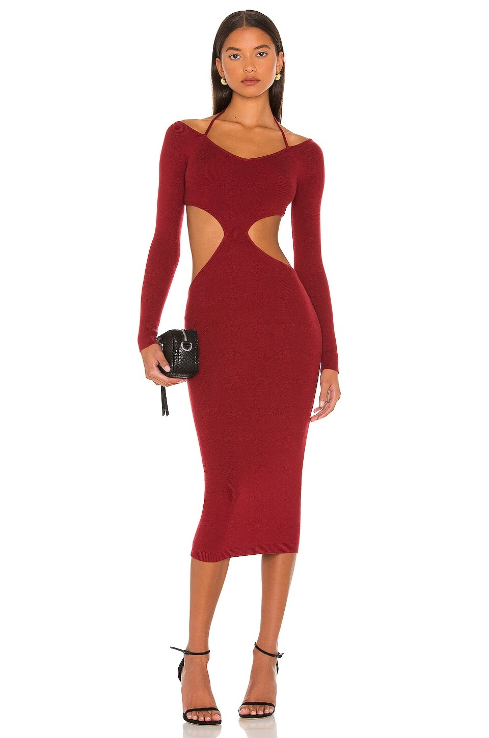

Платье NBD Yael Cut Out Halter, цвет Dark Red