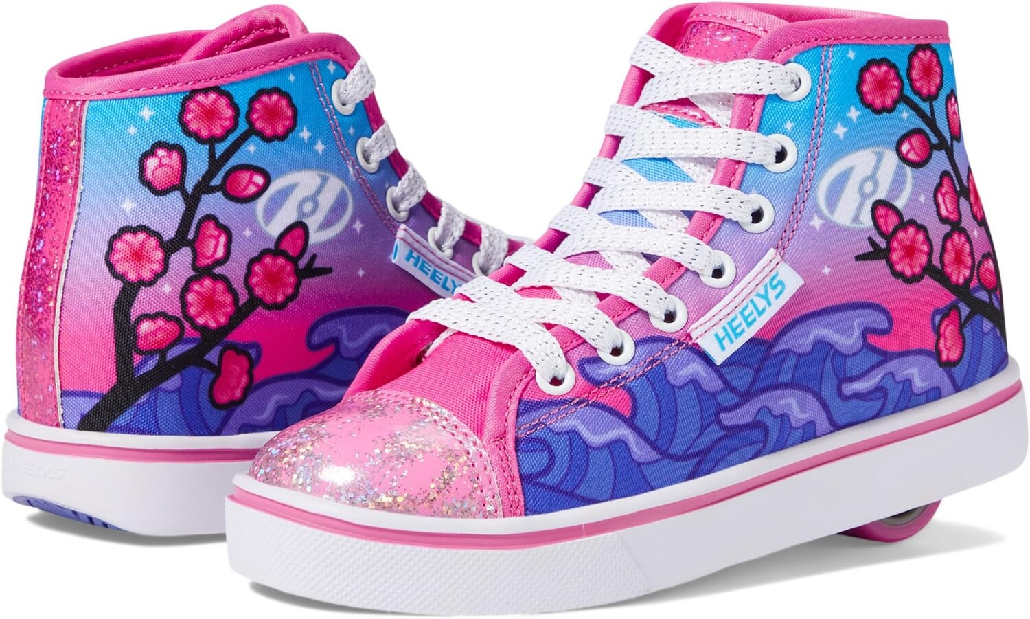 

Кроссовки Heelys Veloz Sneaker Heelys, цвет Pink/Blue/Cyan