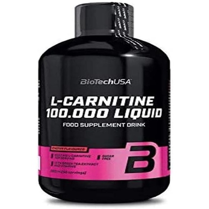 Biotech USA L-Carnitine 100000 жидкий со вкусом вишни 500 мл, Biotechusa biotechusa l карнитин 100000 500 мл яблоко