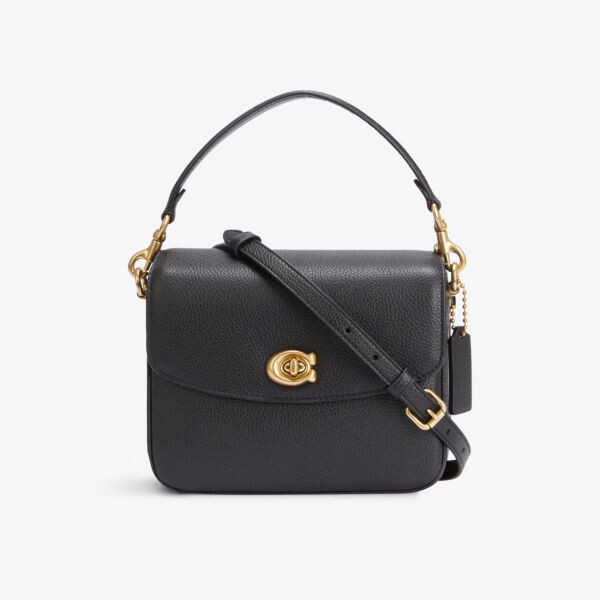 

Кожаная сумка через плечо cassie Coach, черный
