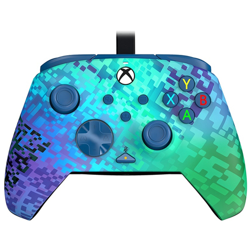 геймпад pdp xb series x s wired rematch glitch green Pdp Rematch Wired Controller – Green
