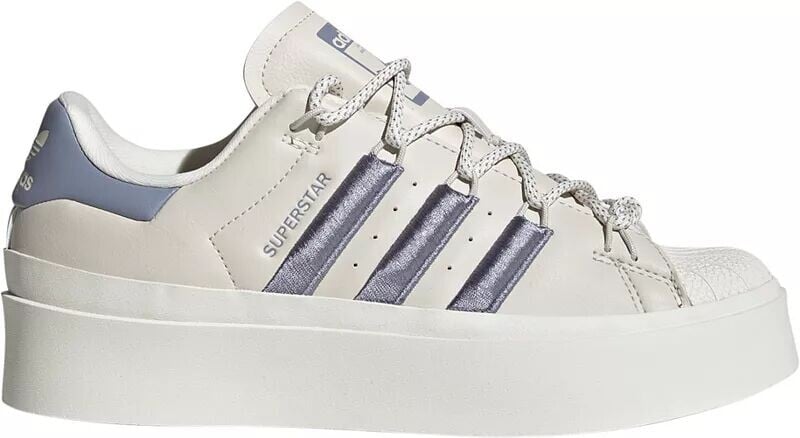 

Женские туфли на платформе Adidas Superstar Bonega, серебряный