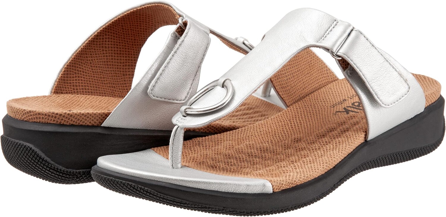 

Сандалии SoftWalk Talara, цвет Silver Metallic
