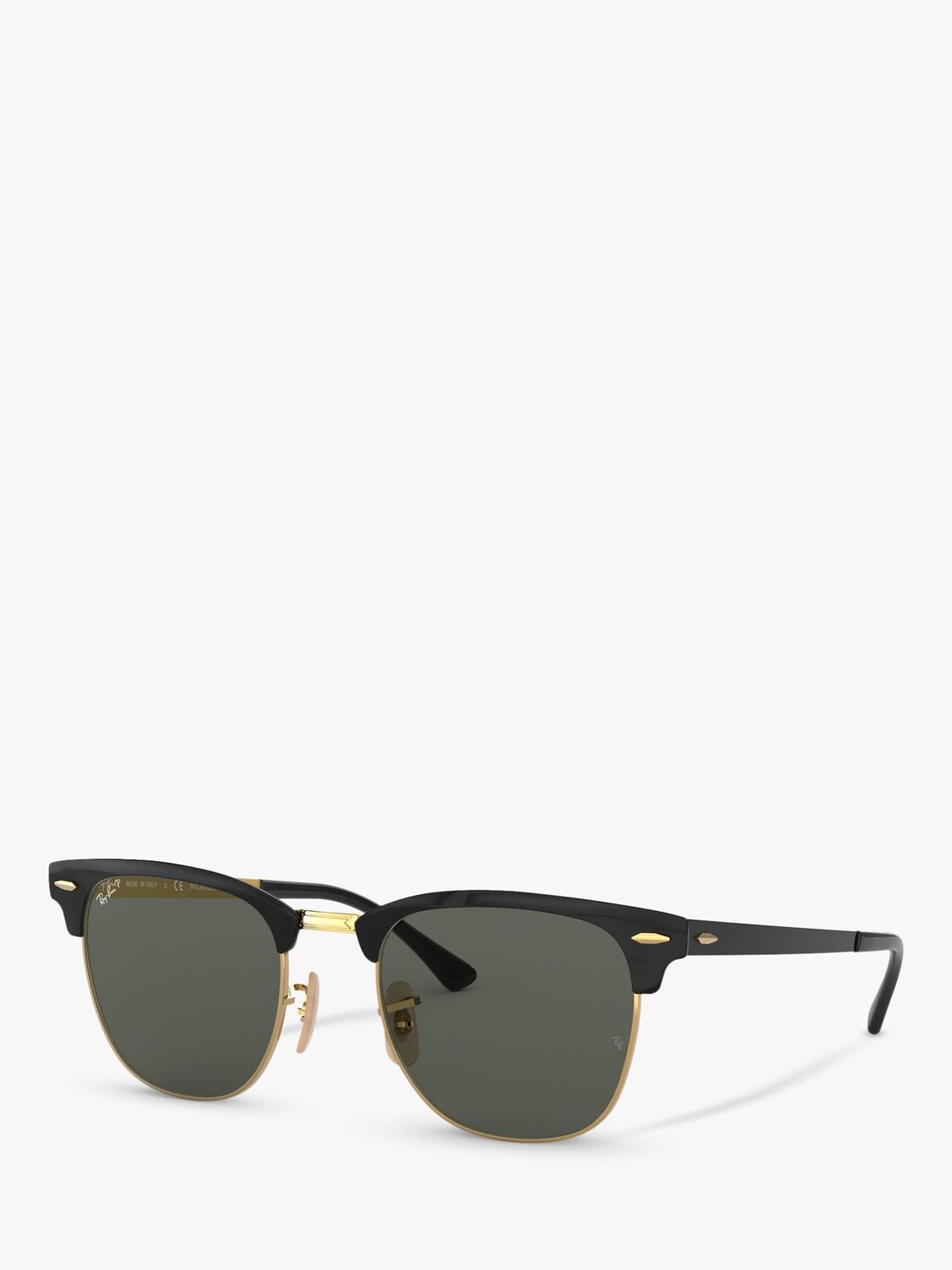 

Солнцезащитные очки Ray-Ban RB3716 унисекс с квадратной поляризацией, черный/золотой