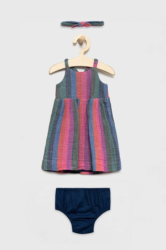 

Платье из хлопка для маленькой девочки Gap, мультиколор