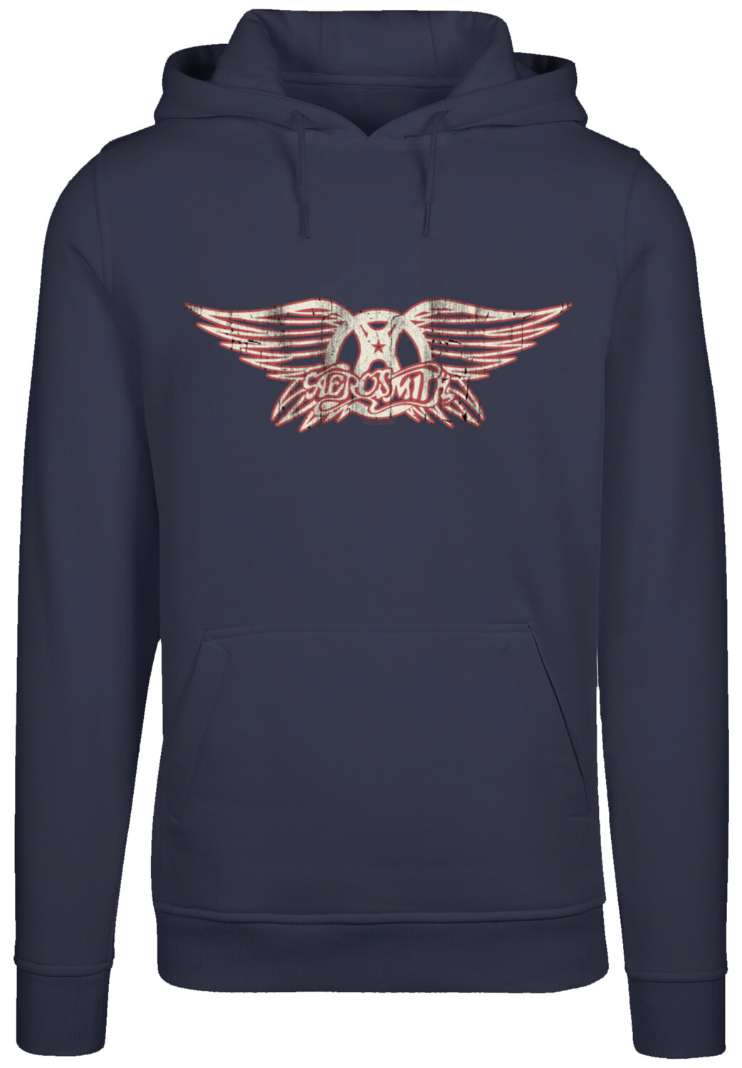 

Пуловер F4NT4STIC Hoodie Aerosmith Rock Band Logo, темно синий