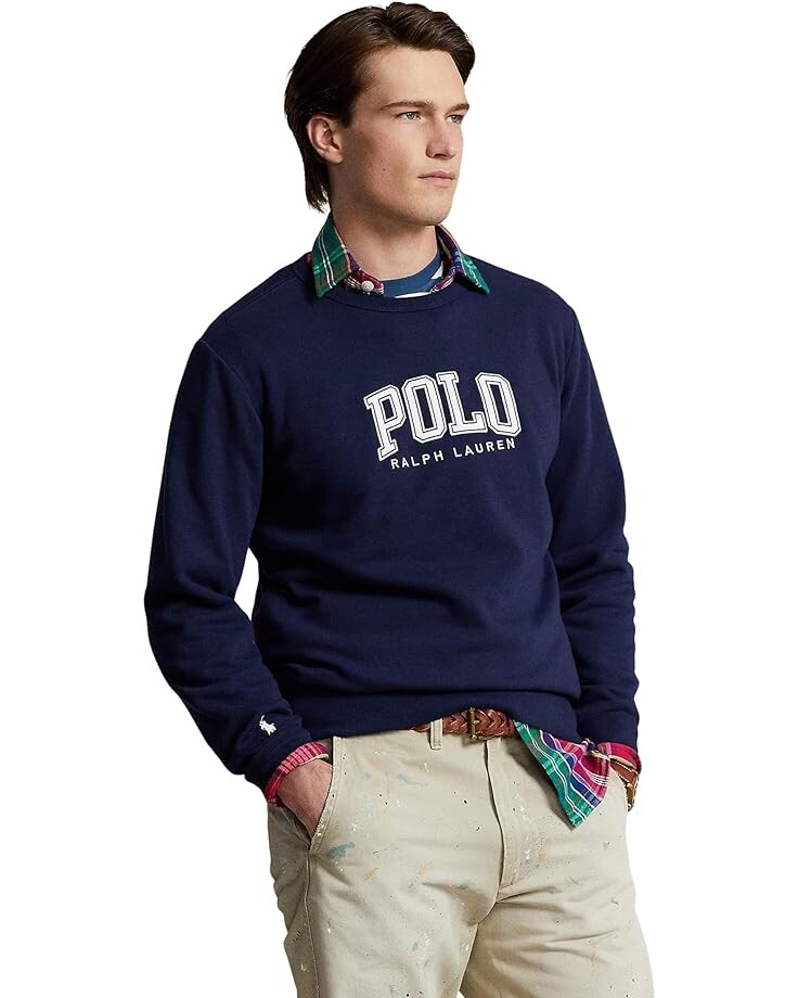 

Толстовка Polo Ralph Lauren Logo Fleece, темно-синий