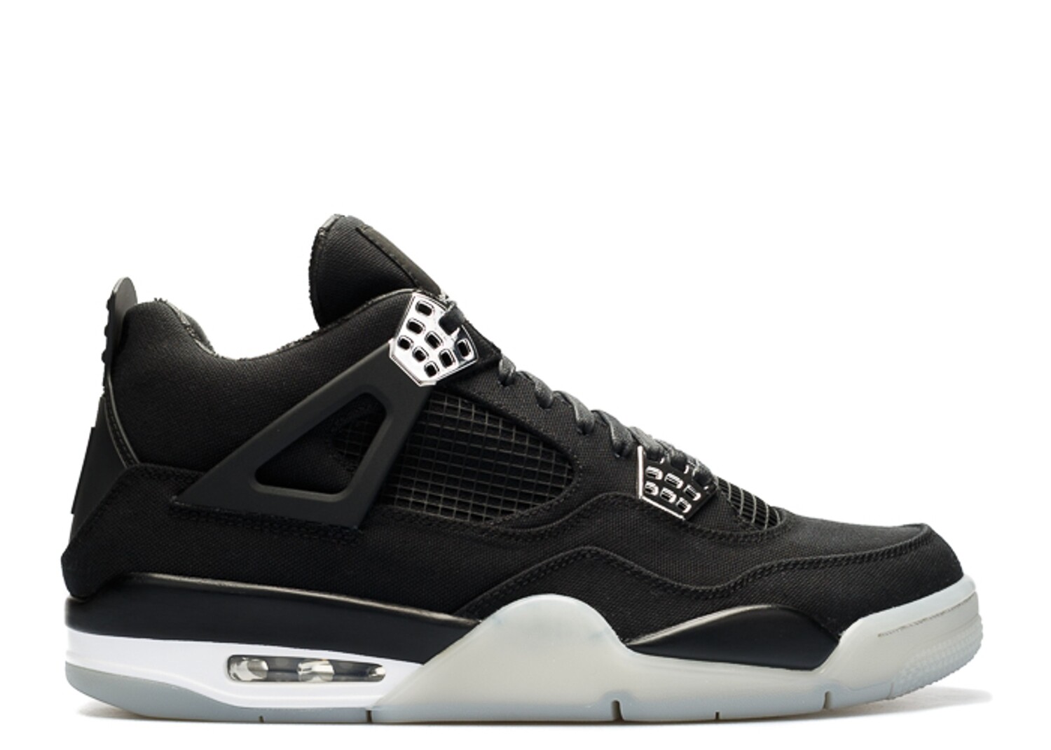 Кроссовки Air Jordan Eminem X Carhartt X Air Jordan 4 Retro 'Black Chrome', черный