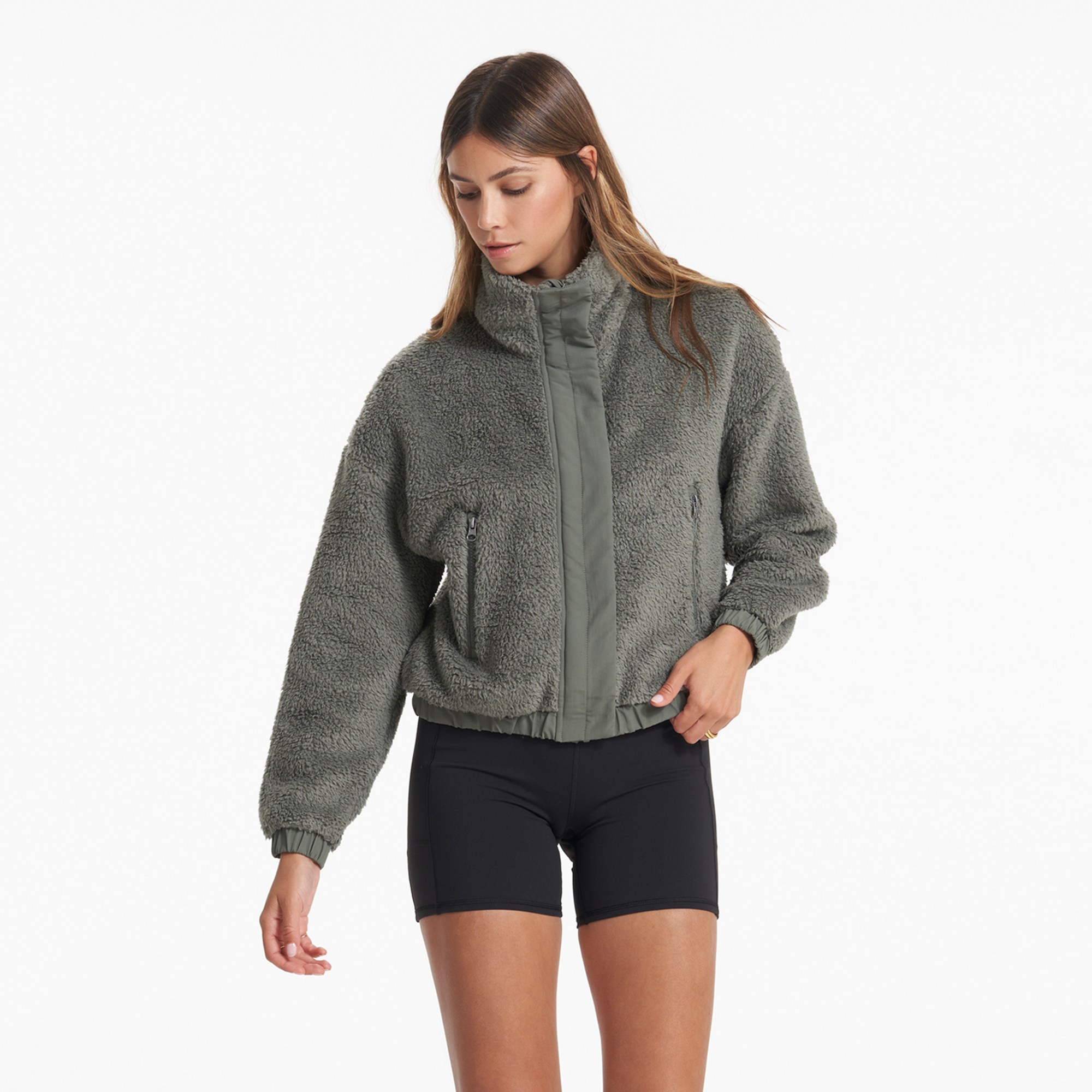 Флисовая куртка Cozy Sherpa - женская Vuori, зеленый