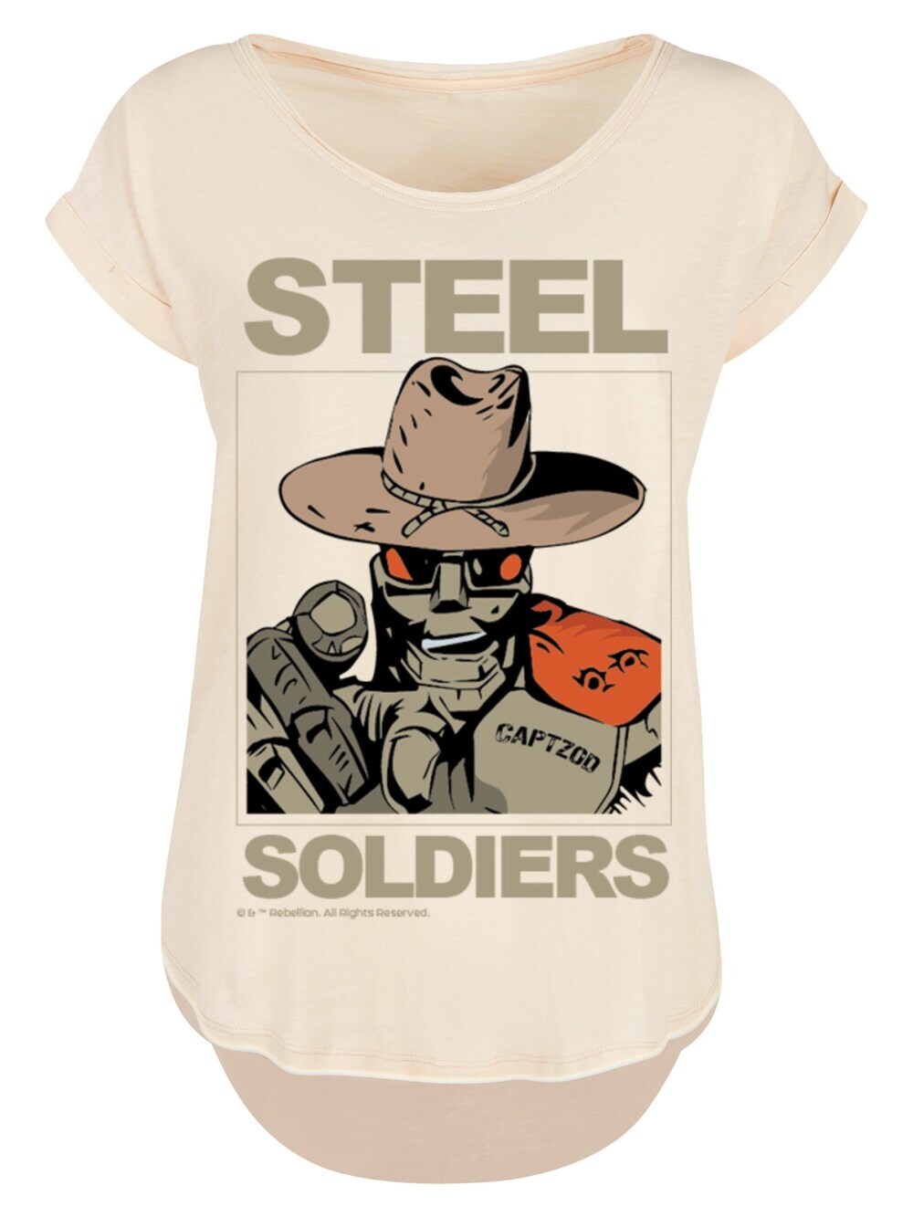 

Рубашка F4NT4STIC Retro Gaming STEEL SOLDIERS, бежевый