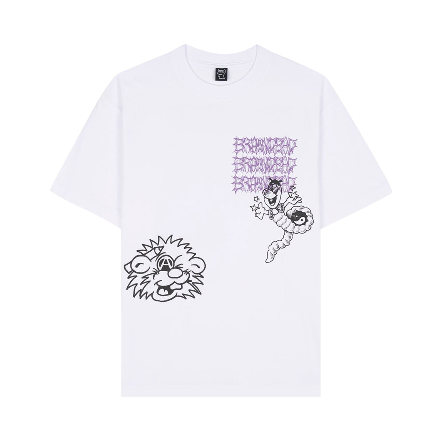 

Футболка Brain Dead Jiblets Белая, Белый