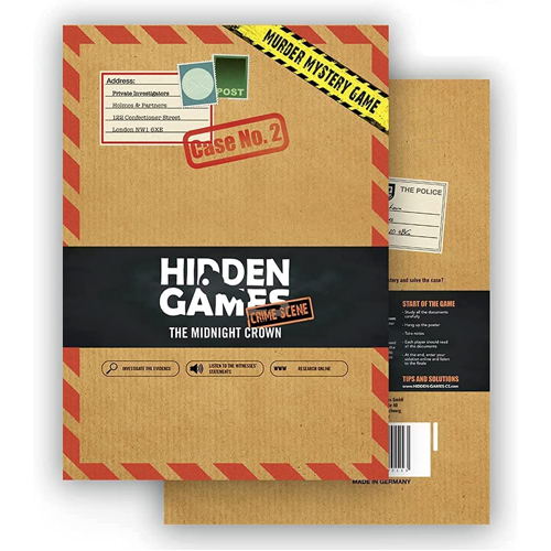 цена Настольная игра Hidden Games Crime Scene: Case 2 – The Midnight Crown