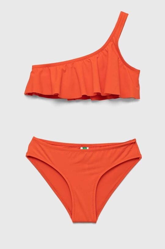 

Сплошной детский купальник United Colors of Benetton, красный