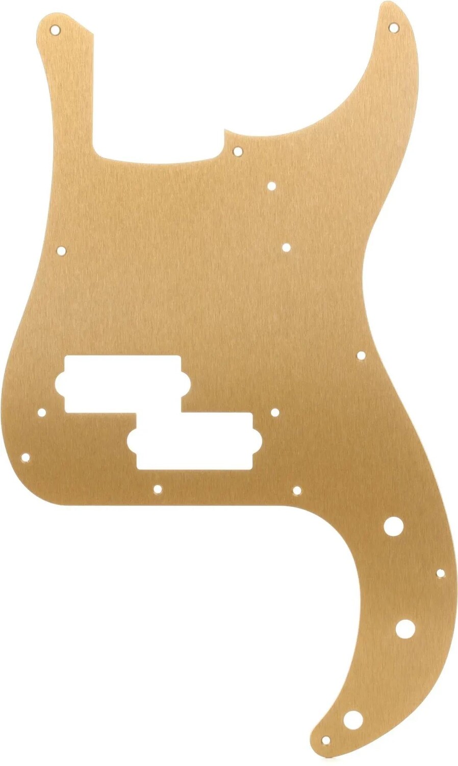 

Накладка Fender P-Bass с 10 отверстиями в винтажном стиле 50-х годов — анодированный алюминий золотого цвета