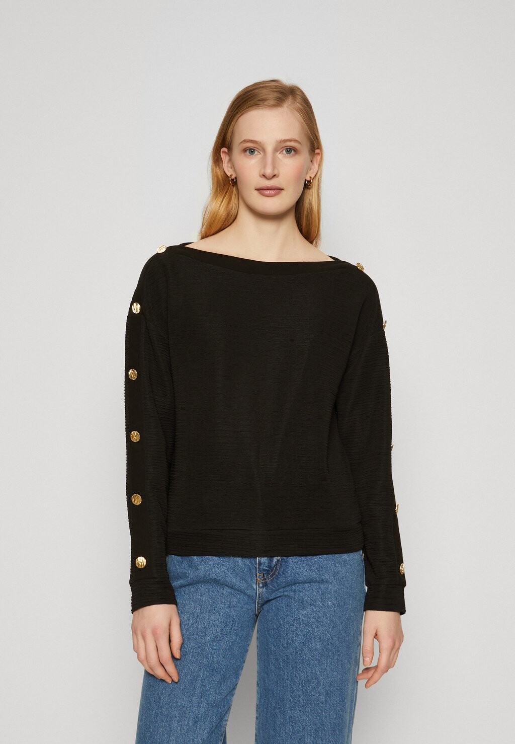 

Толстовка OFF SHOULDER TEXTURED SWEAT Anna Field, цвет black