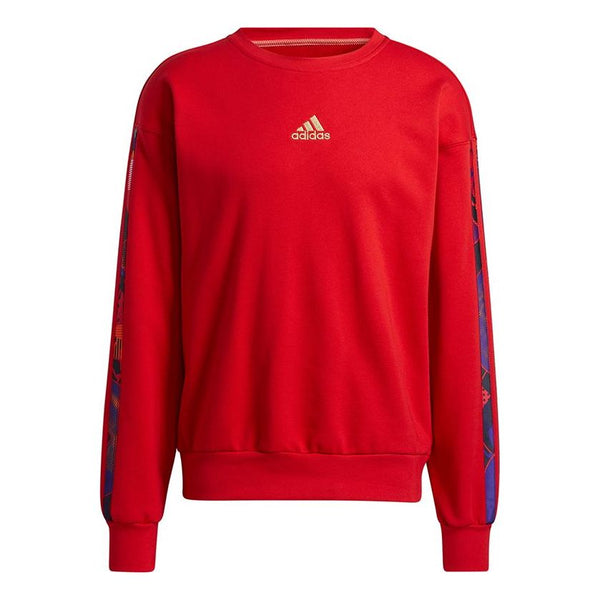 Толстовка adidas Mic Graphic Crew Sweatshirt Red, красный