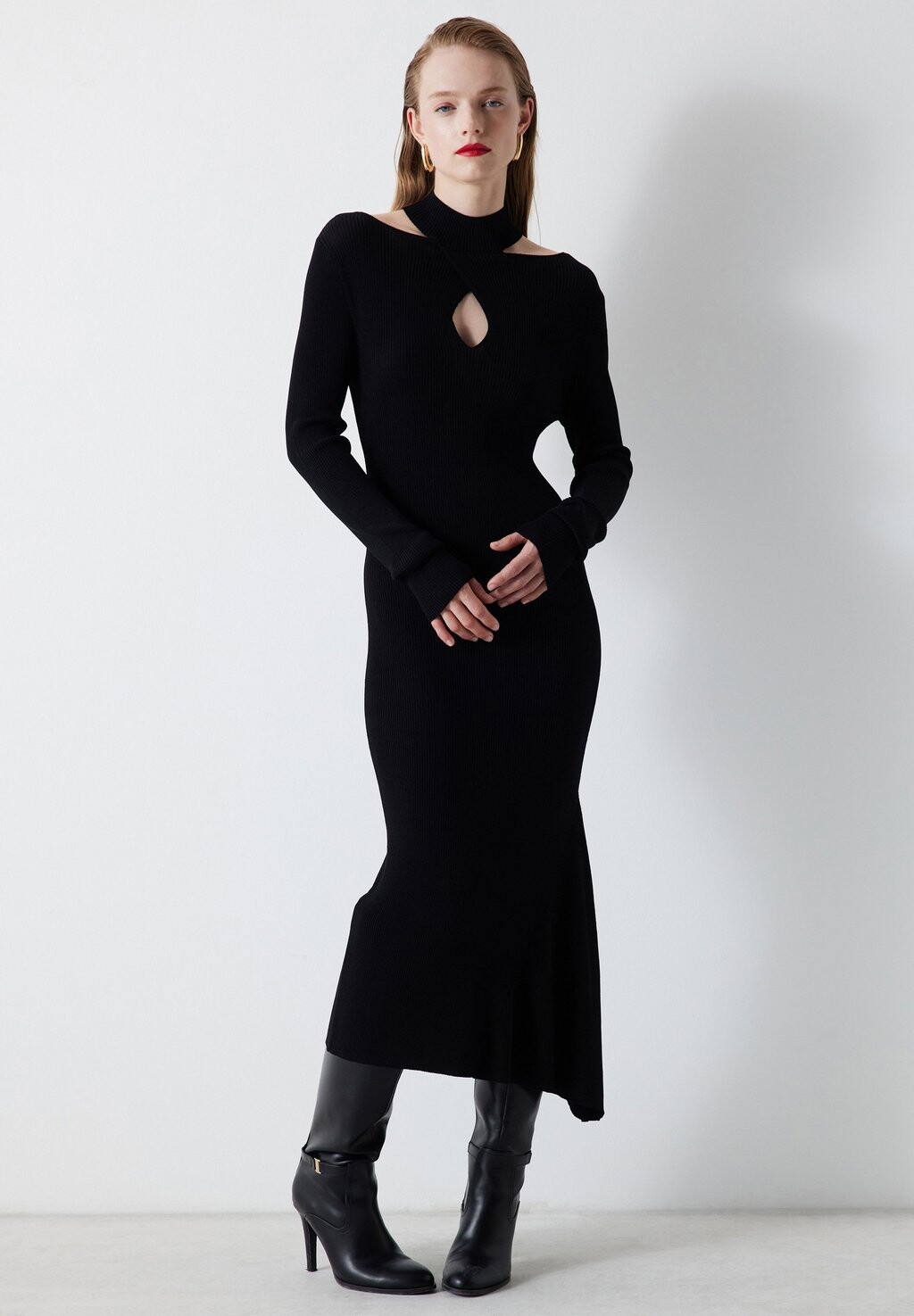 

Платье макси SLIM FIT CUTOUT Ipekyol, цвет black