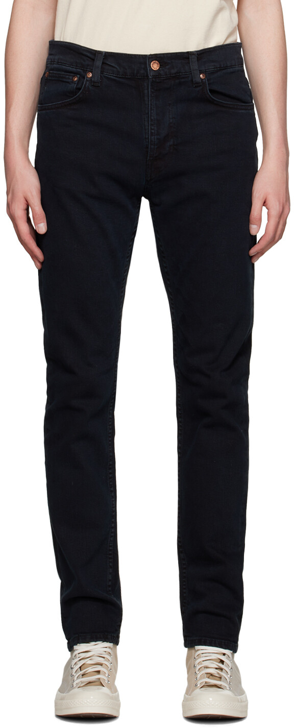 

Джинсы Nudie Черные джинсы Lean Dean Nudie Jeans