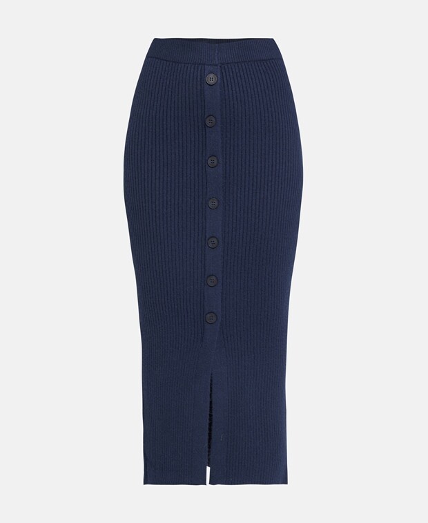 

Трикотажная юбка Vero Moda, темно-синий