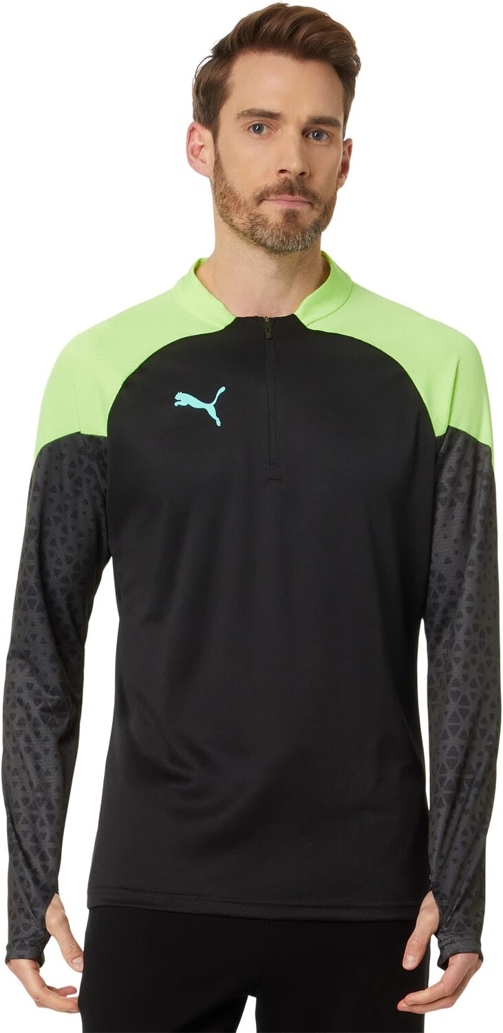 

Топ PUMA Individualcup Training 1/4 Zip Top, цвет Puma Black/Fast Yellow