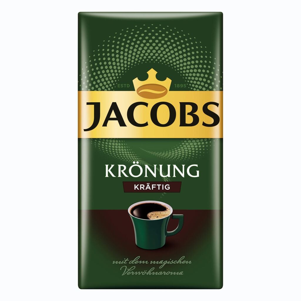 

JACOBS Krönung Крепкий кофе с фильтром 12 x 500 г молотый кофе