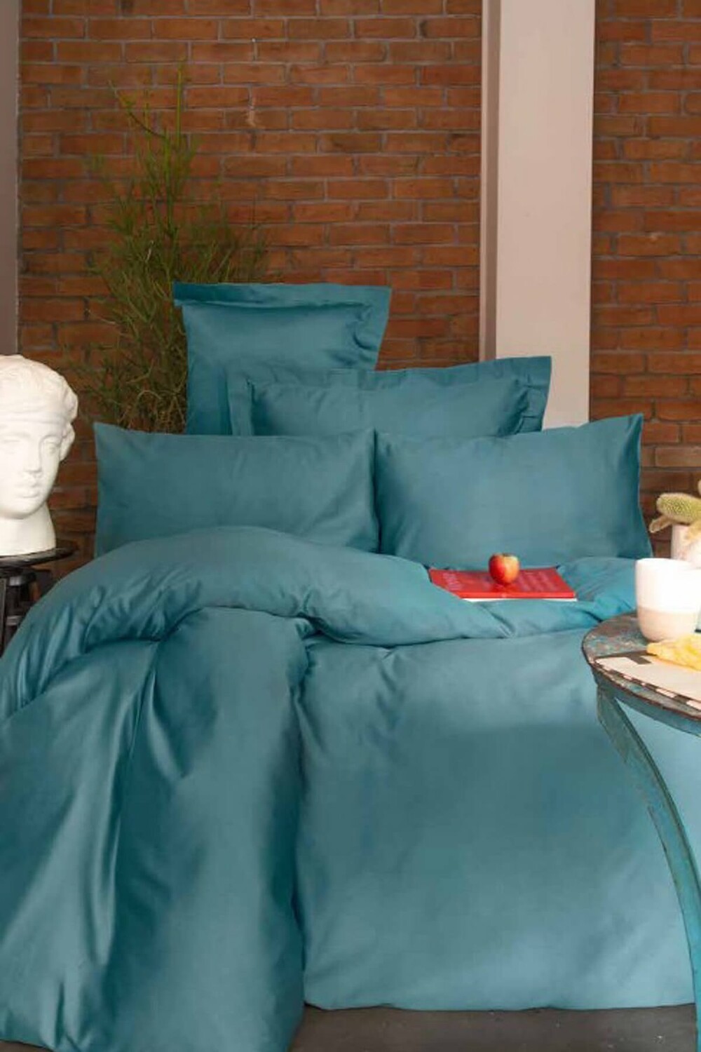 

Комплект атласных пододеяльников Issimo Home одинарный, синий