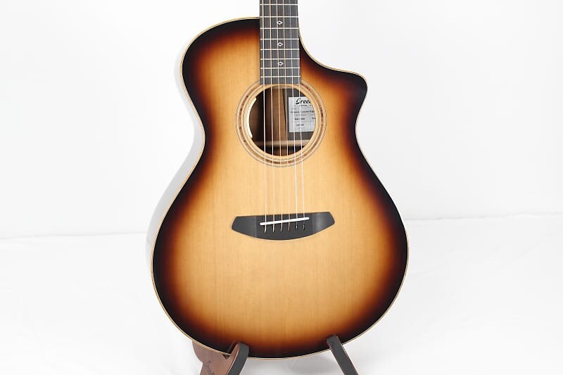 

Акустическая гитара Breedlove Premier Concert Edgeburst CE Red Cedar-Brazilian LTD