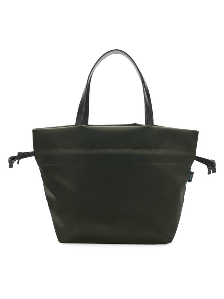 Нейлоновая сумка-шоппер с застежкой Flynn, цвет Olive