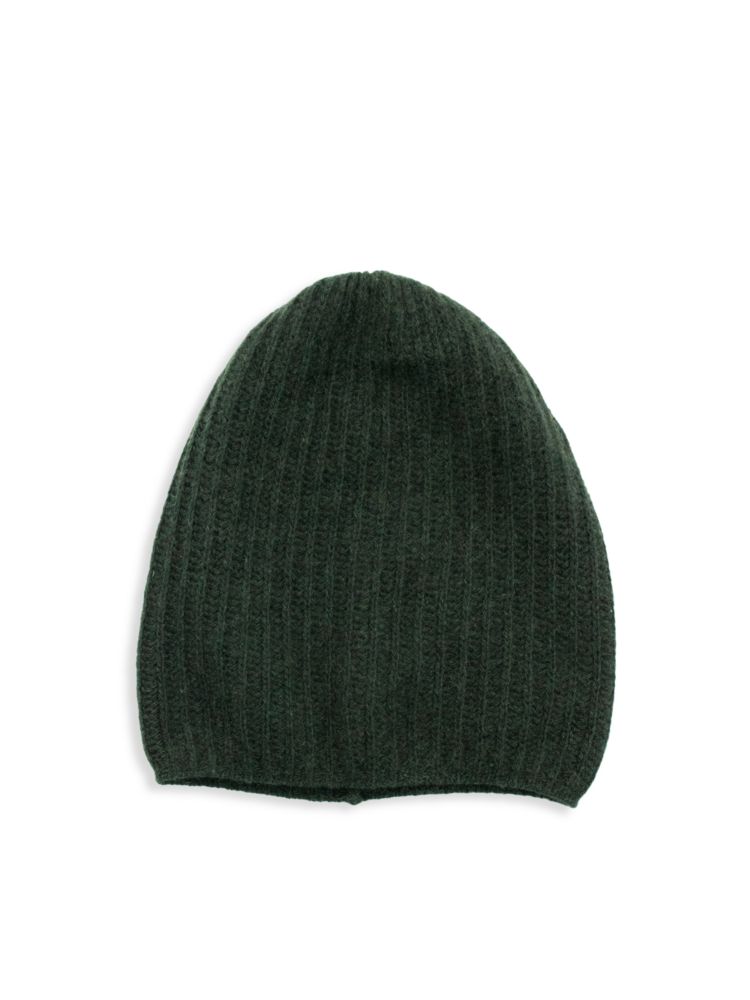 Ребристая кашемировая шапка Portolano, зеленый