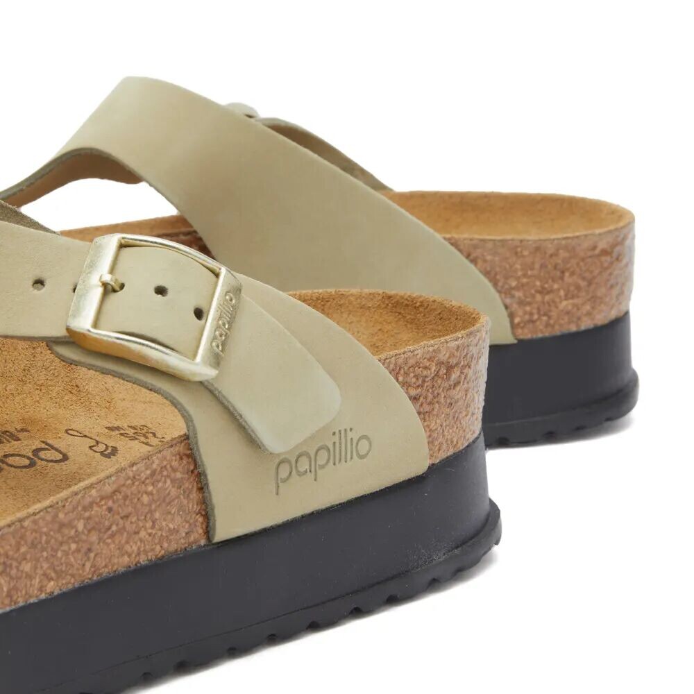 

Платформа Birkenstock Слайды Gizeh Flex Нубук