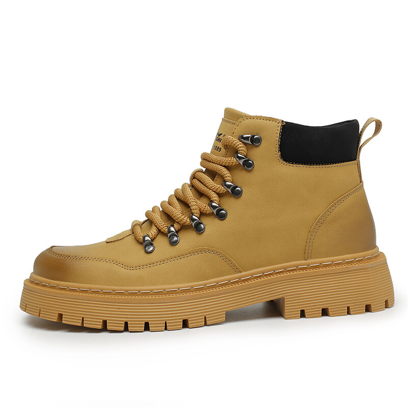 

Мужские ботинки Cahhrrn X Martin Boot Men Beige G.N.Shijia
