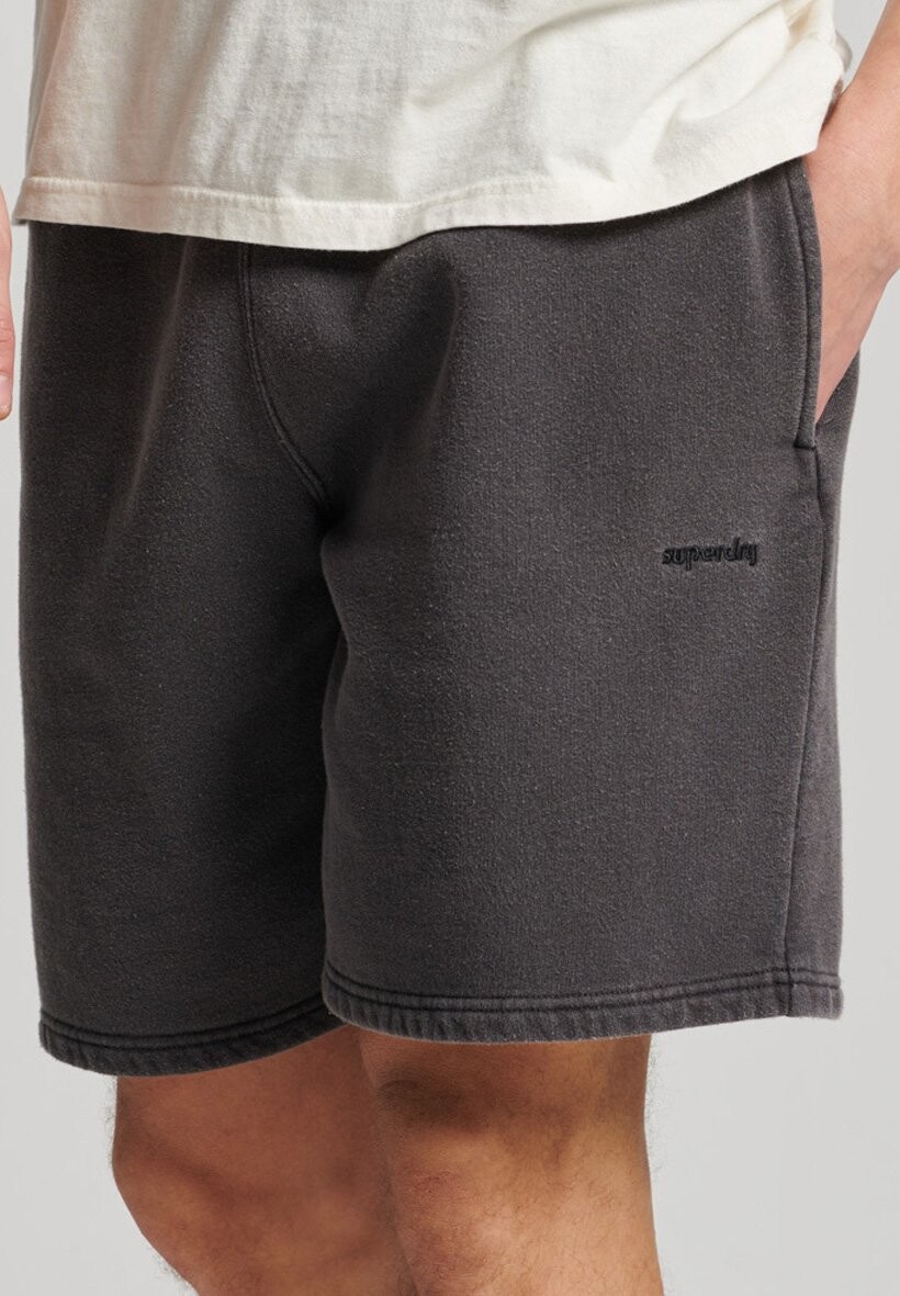

Шорты VINTAGE MARK Superdry, цвет washed black