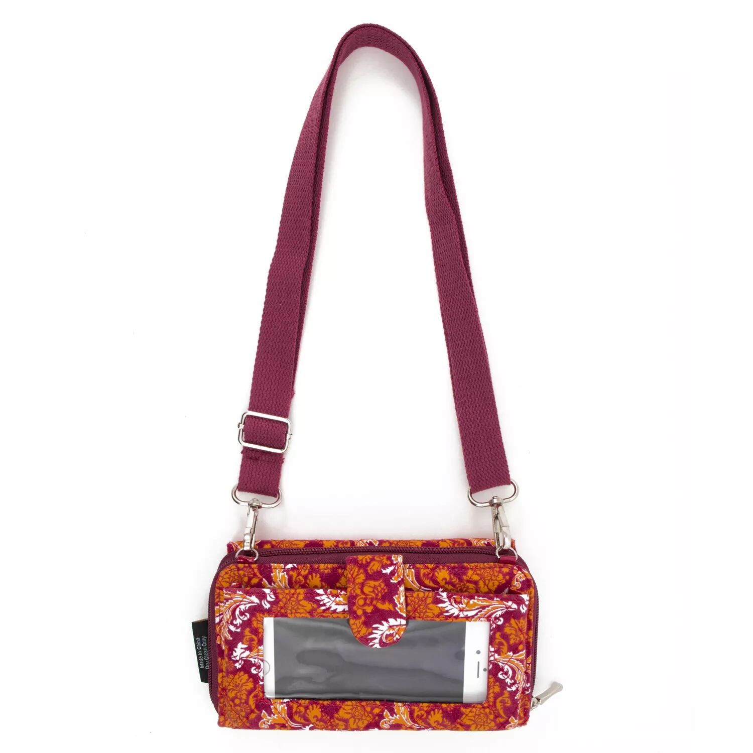 

Кошелек через плечо Virginia Tech Hokies Bloom