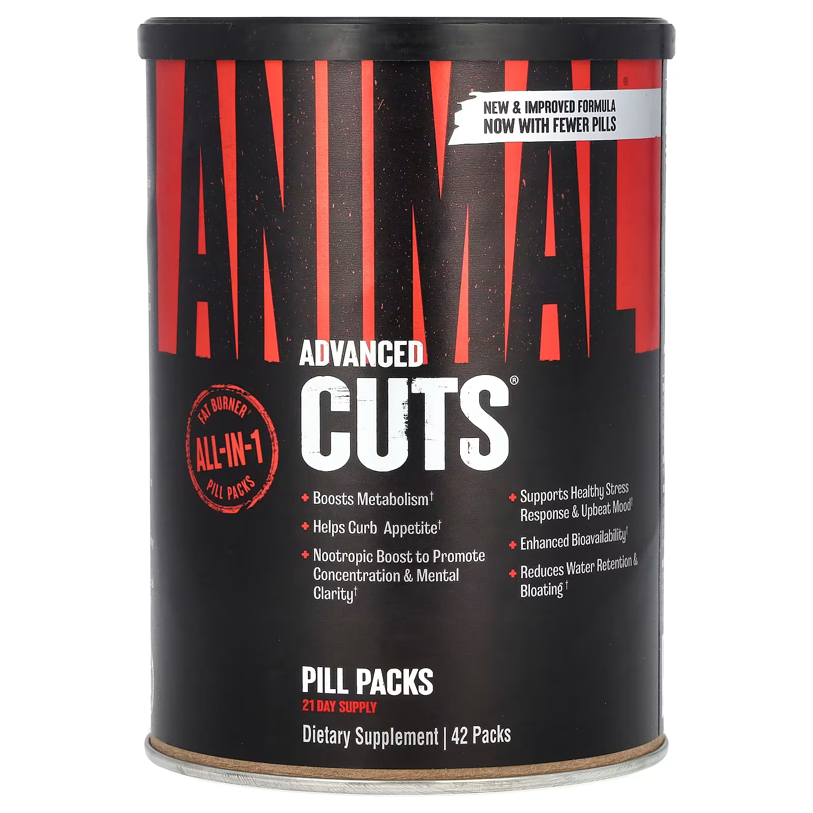 universal nutrition animal cuts 42 packs Таблетки Animal Advanced Cuts, 42 упаковки