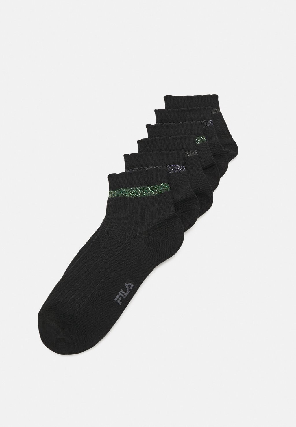 

Носки WOMAN QUARTER 6 PACK Fila, цвет black