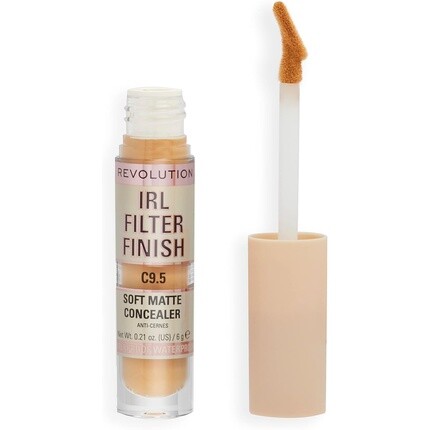 

Makeup Revolution IRL Filter Finish Concealer от среднего до полного покрытия C9,5 6 г