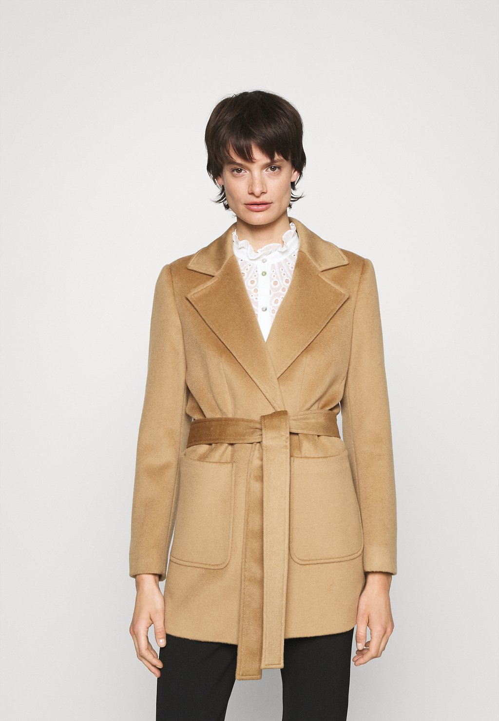Классическое пальто Shortrun MAX&Co., цвет camel