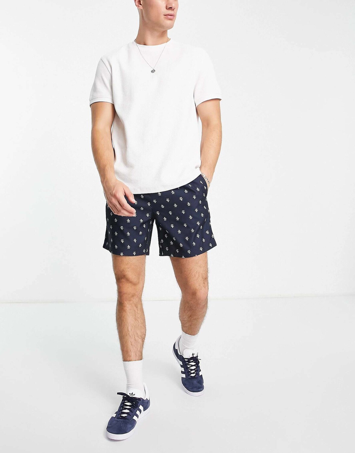 

Оригинальные шорты для плавания с принтом пингвинов Original Penguin