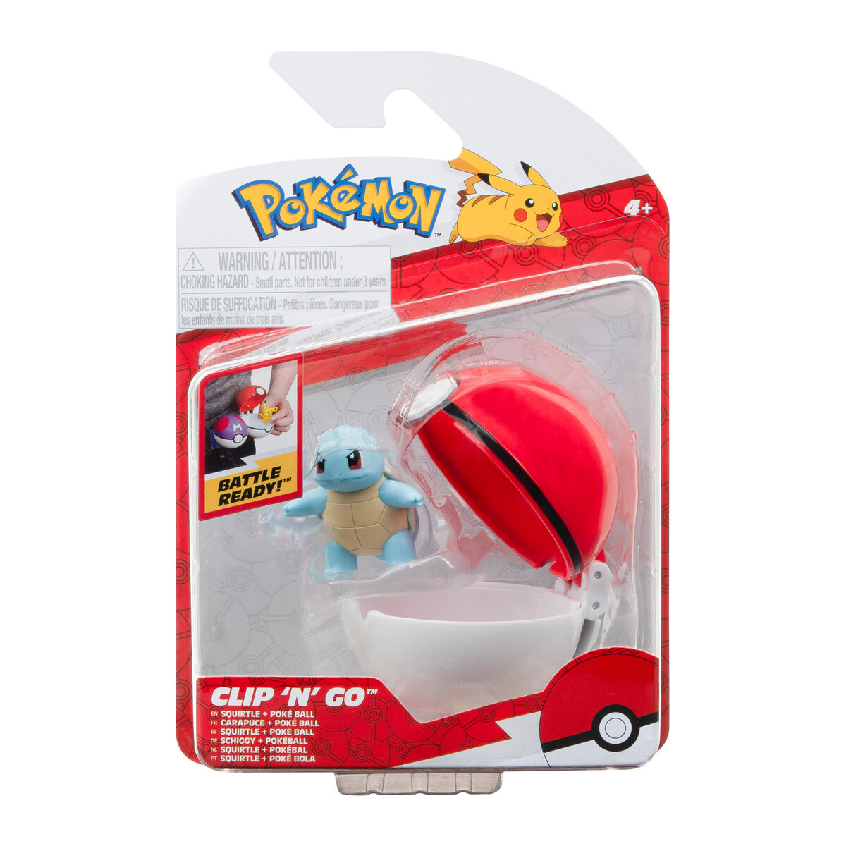 

95057 JAS POKEMON Clip N Go W15 (Сквиртл #4 и покебол) W15