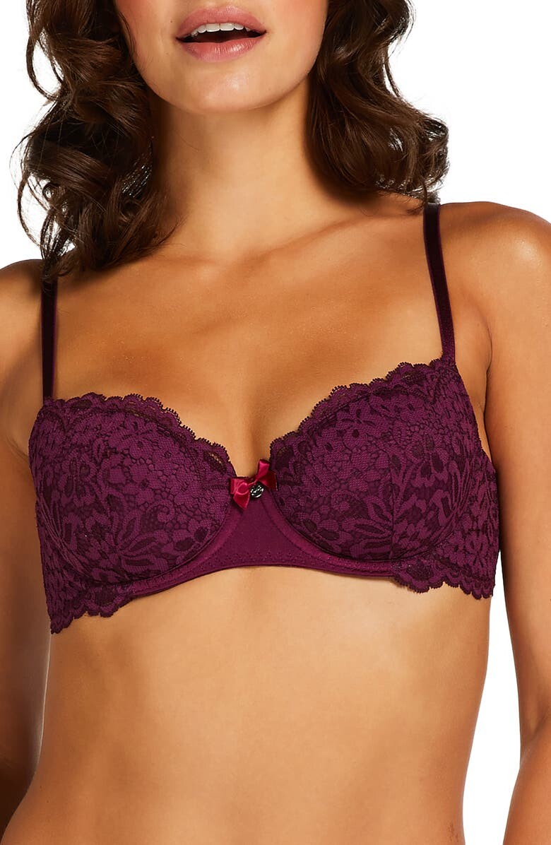 

Розовый кружевной бюстгальтер на косточках HUNKEMÖLLER