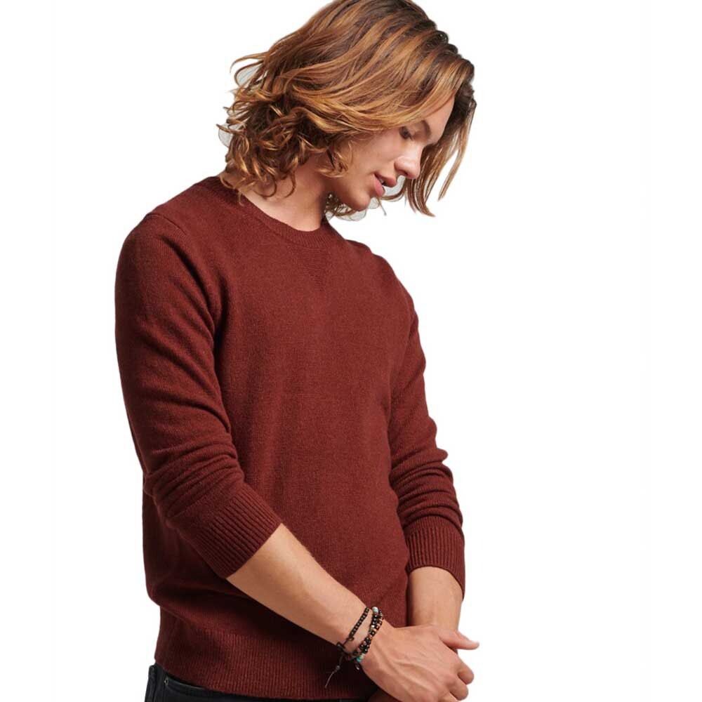 

Толстовка Superdry Vintage Lambswool, коричневый