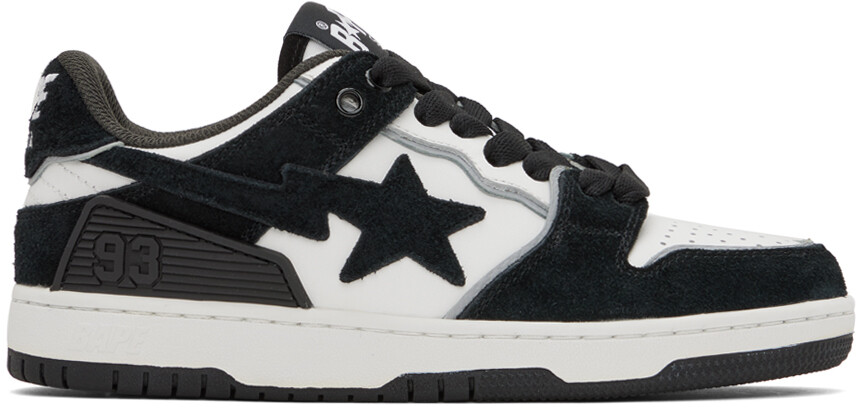 

Черно-белые кроссовки SK8 STA #3 M1 BAPE, Черный