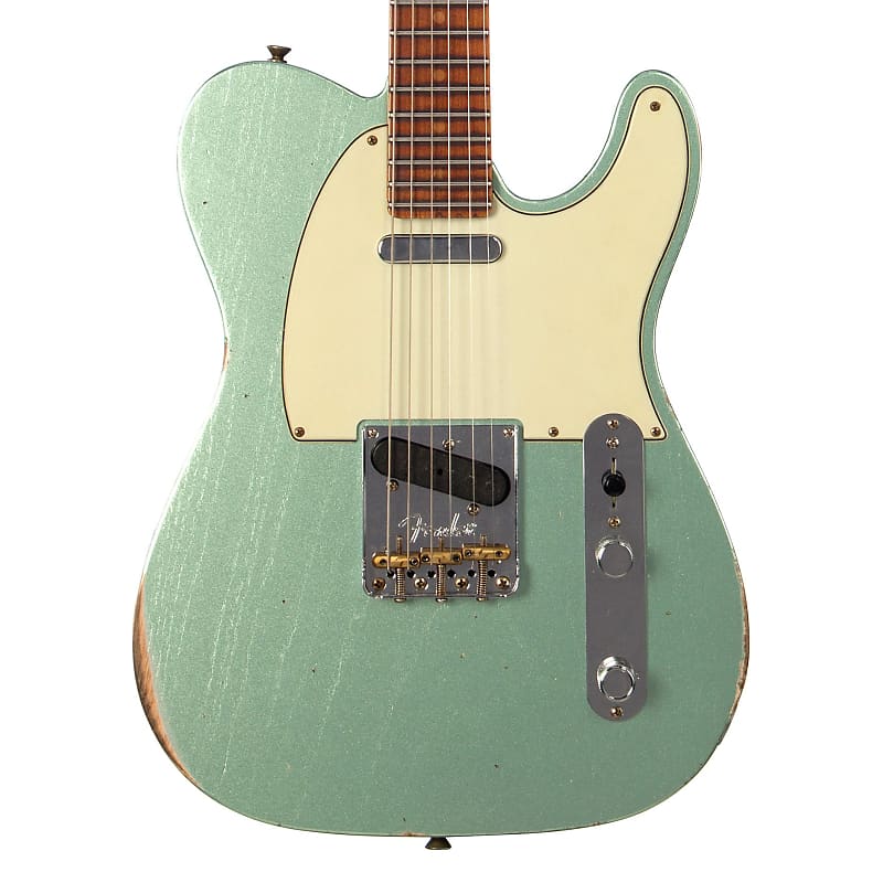 Электрогитара Fender Custom Shop MVP Telecaster Relic - Mystic Surf Green w/ Roasted Maple Neck - Dealer Select Master Vintage Player Series Electric Guitar - NEW!