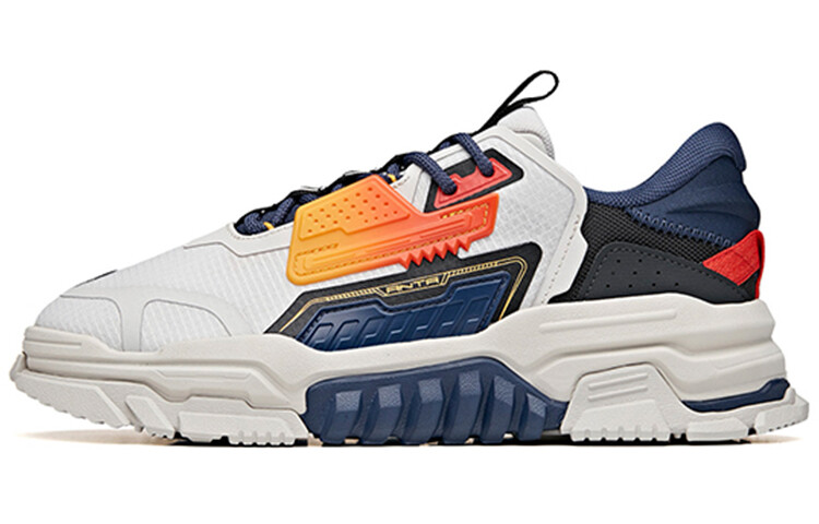

ANTA Dieying Lifestyle Shoes Men Low-top One Degree Gray/ink Blue
