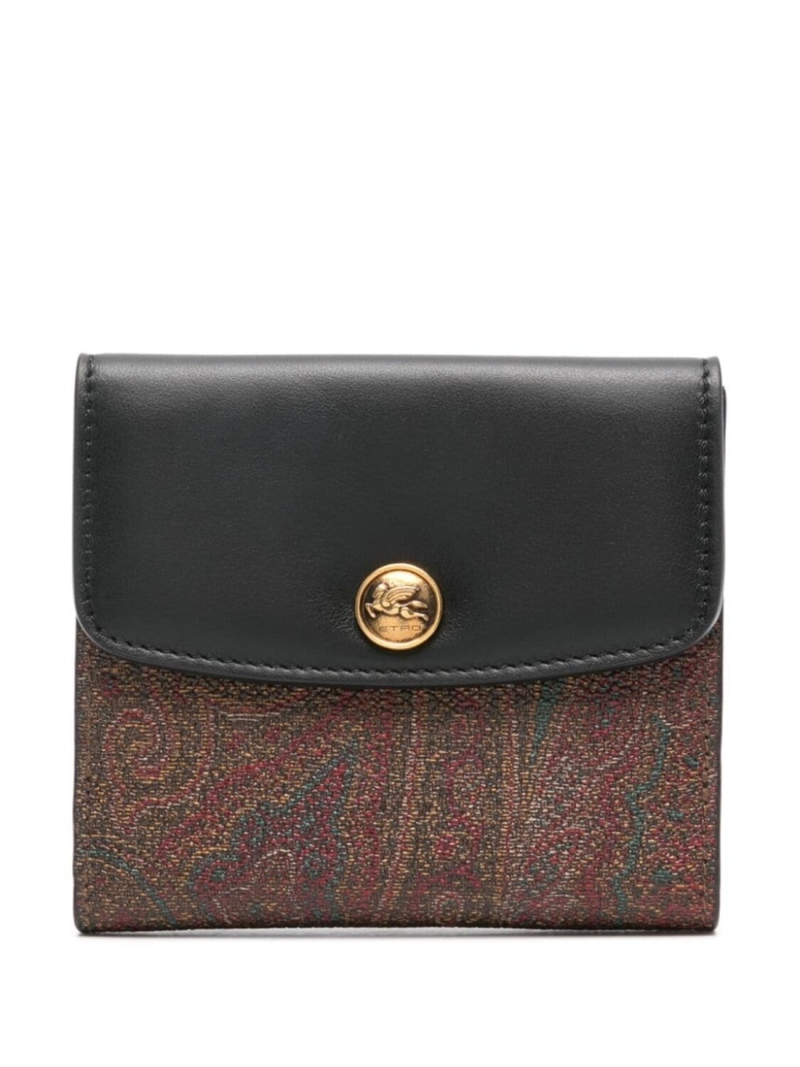 

Фактурный кошелек с узором пейсли ETRO, черный
