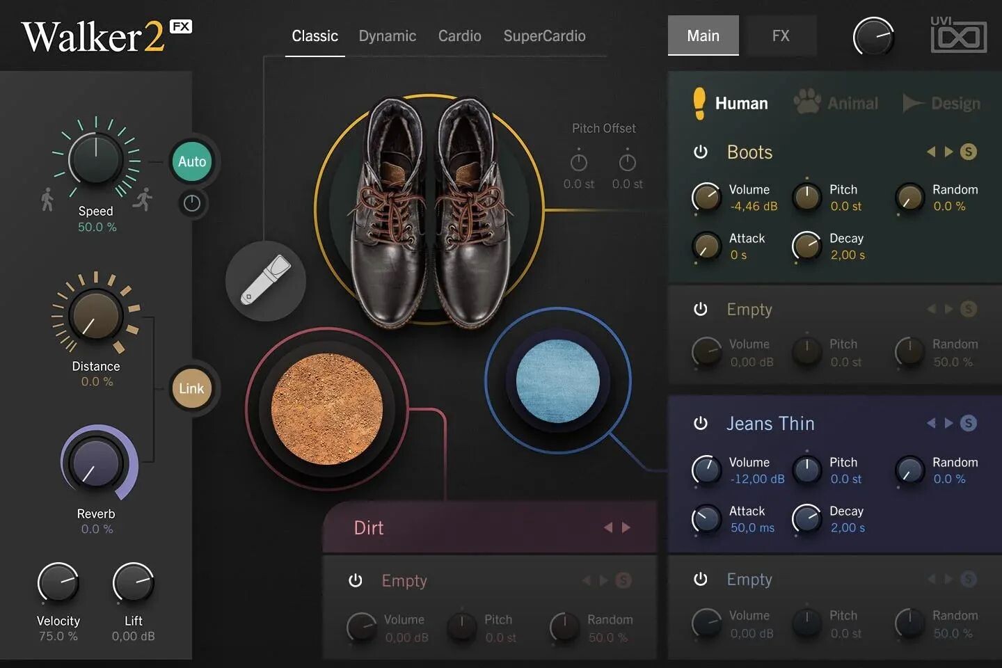

Плагин UVI Walker 2 Footstep Foley Designer