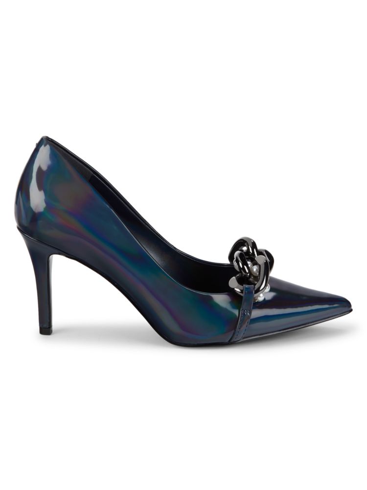 Туфли с цепочкой Shea Karl Lagerfeld Paris, синий бермуды karl lagerfeld размер 30 синий
