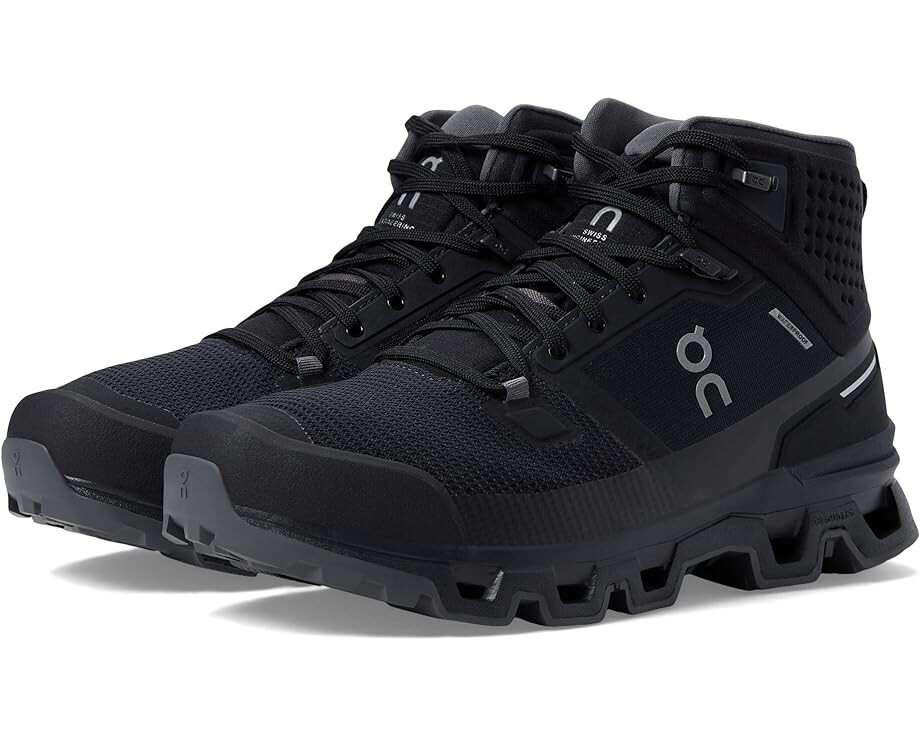 

Походная обувь On Cloudrock Waterproof 2, цвет Black/Eclipse